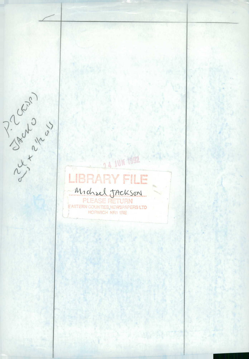 Michael Jackson American singer-songwriter. - Vintage Photograph