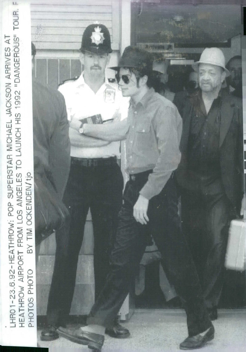 Michael Jackson American singer-songwriter. - Vintage Photograph