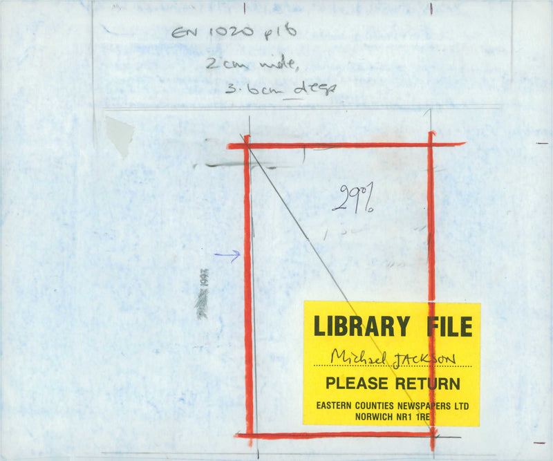 Michael Jackson American singer-songwriter. - Vintage Photograph