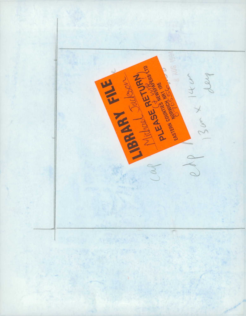 Michael Jackson American singer-songwriter. - Vintage Photograph