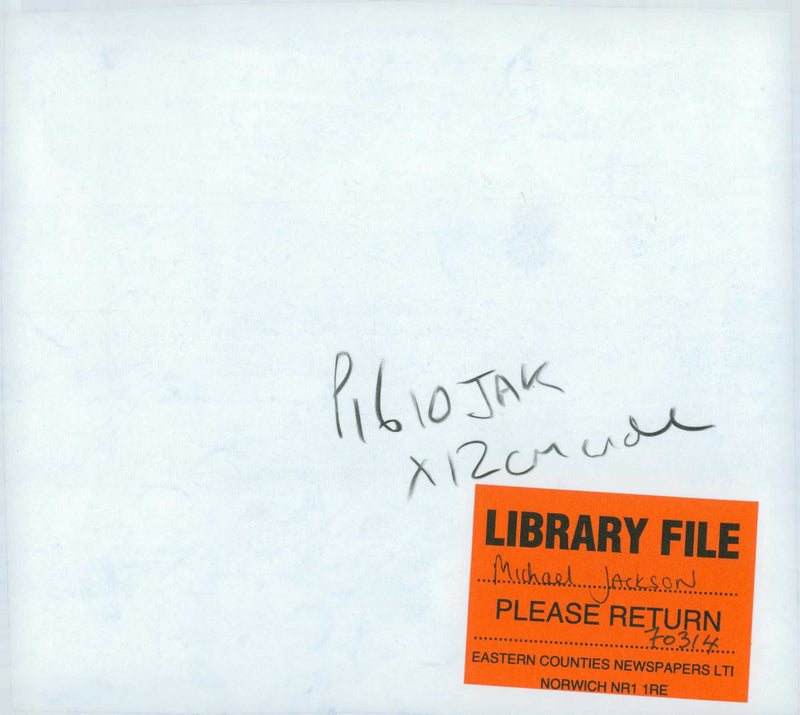 Michael Jackson American singer-songwriter. - Vintage Photograph