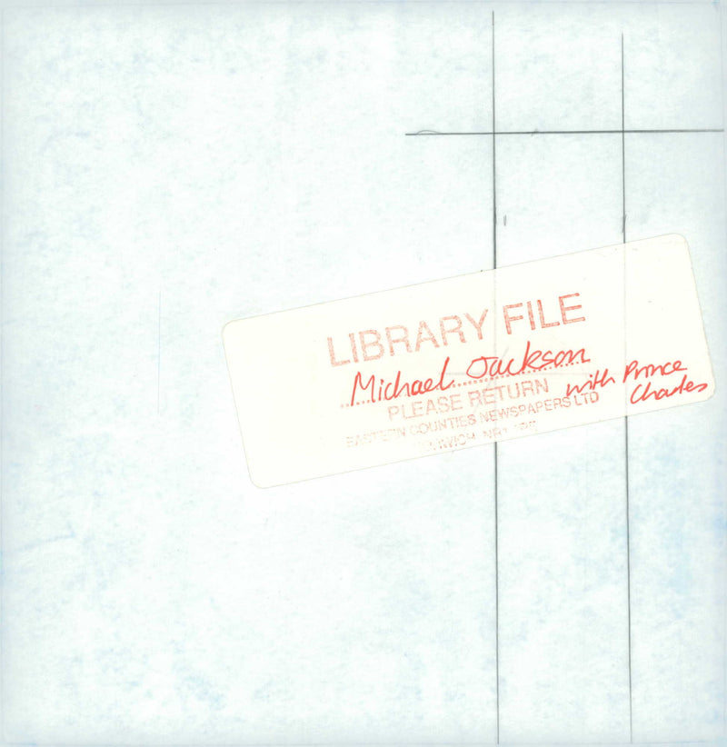 Michael Jackson American singer-songwriter. - Vintage Photograph