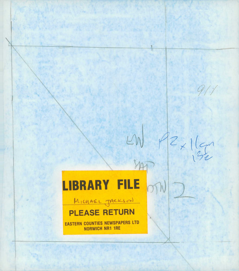 Michael Jackson American singer-songwriter. - Vintage Photograph