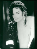 Michael Jackson American singer-songwriter. - Vintage Photograph