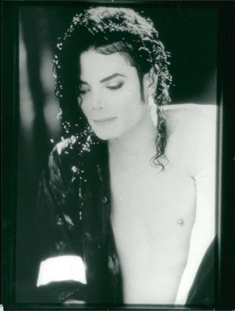 Michael Jackson American singer-songwriter. - Vintage Photograph