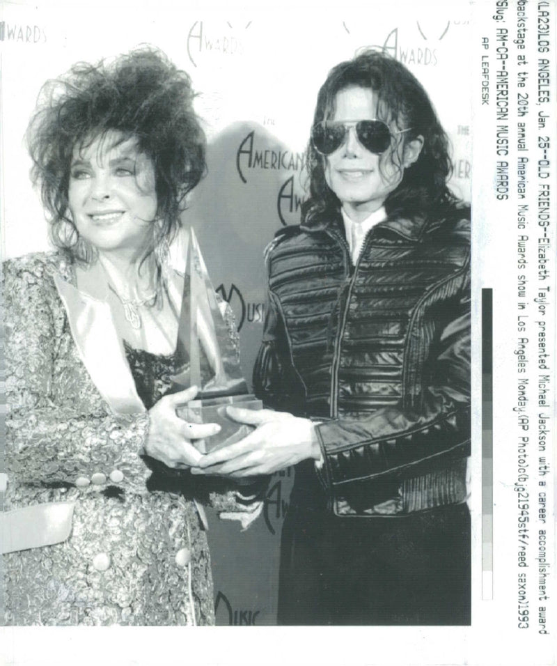 Michael Jackson American singer-songwriter. - Vintage Photograph