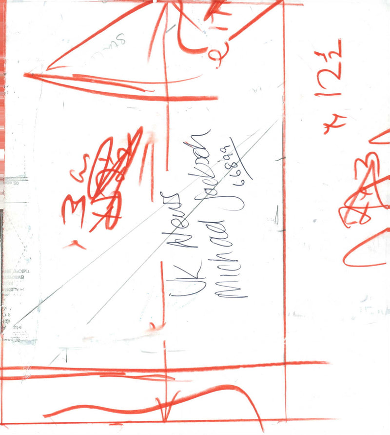 Michael Jackson American singer-songwriter. - Vintage Photograph