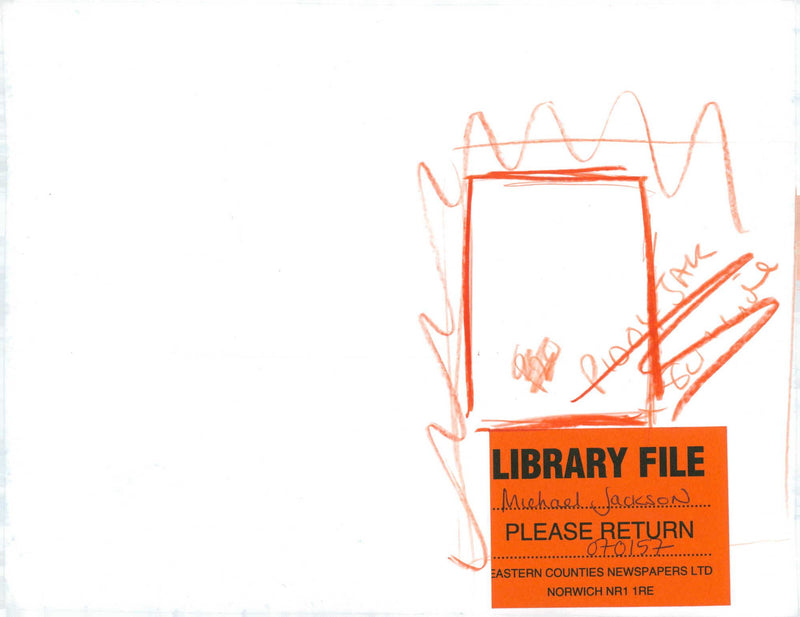 Michael Jackson American singer-songwriter. - Vintage Photograph