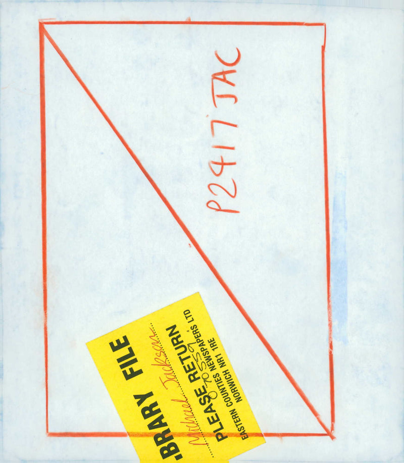 Michael Jackson American singer-songwriter. - Vintage Photograph