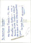 Grandmother of murdered victim lynn Siddon - Vintage Photograph