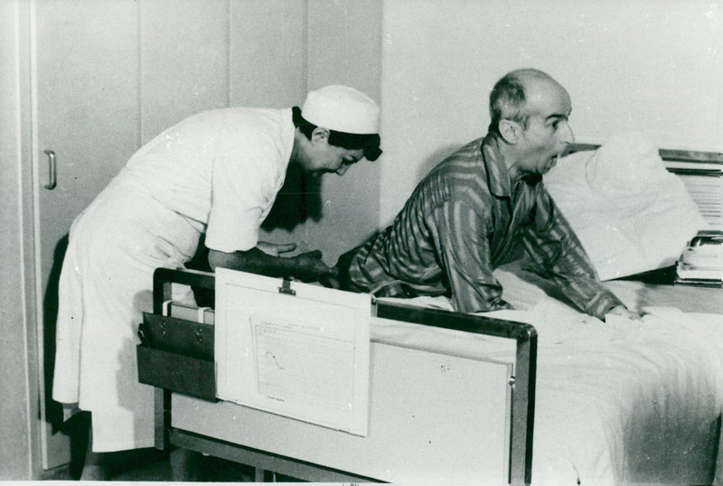 Louis de FunÃ¨s in the movie "L'Aile et la Cuisse" - Vintage Photograph