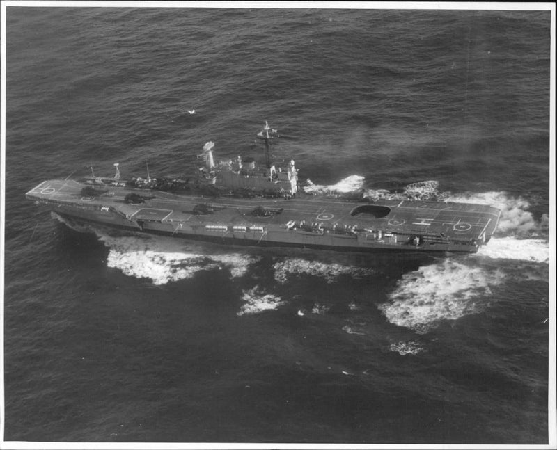 HMS Hermes - Vintage Photograph