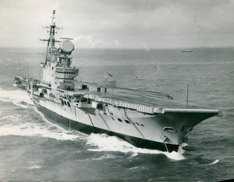 HMS Hermes - Vintage Photograph