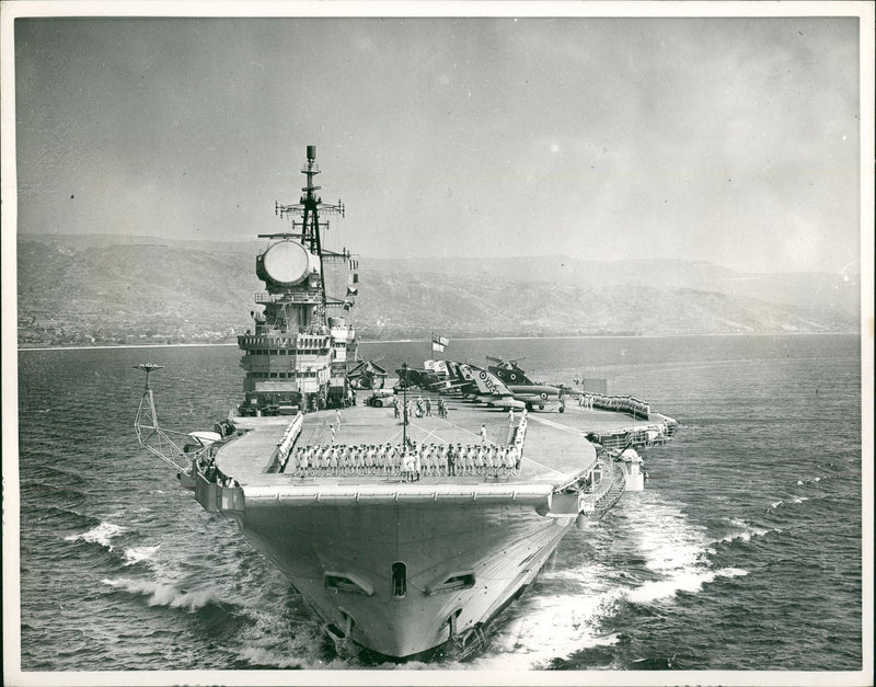 HMS Hermes - Vintage Photograph