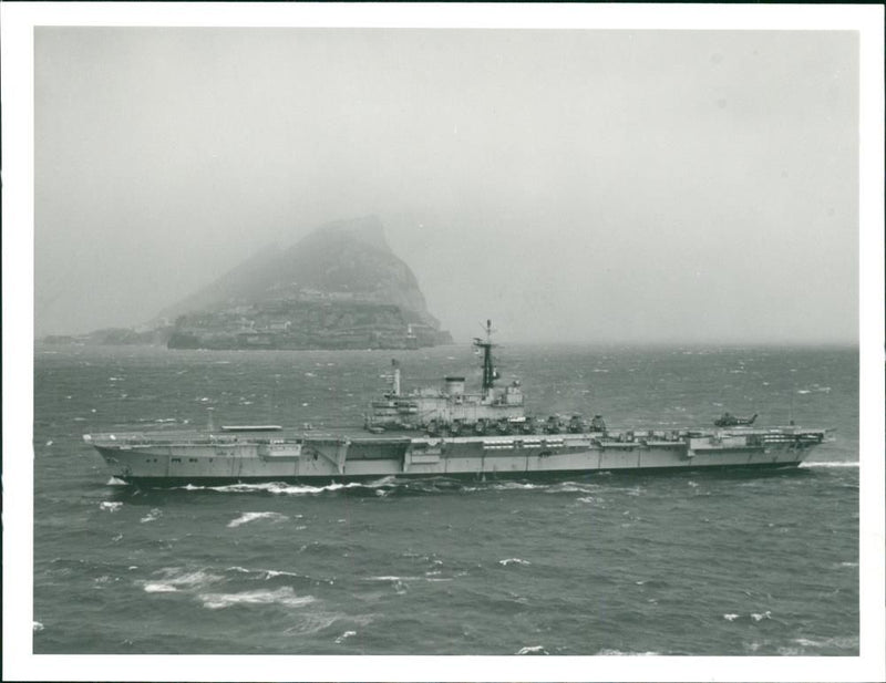 HMS Hermes - Vintage Photograph