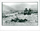 Afghanistan mujahadeen demining near khost town. - Vintage Photograph
