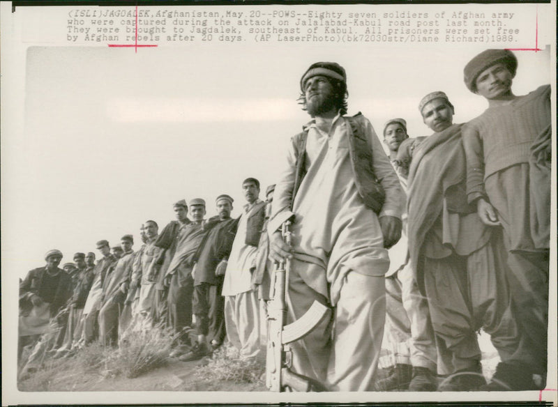 Afghanistan civil war 1989–1992. - Vintage Photograph