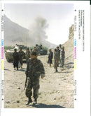 A soldier loyal ro president burhanuddin rabbani in Afghanistan. - Vintage Photograph