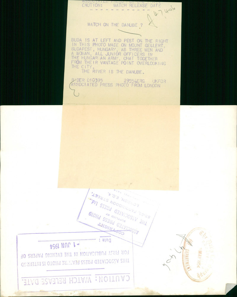 Watch on the Danube - Vintage Photograph