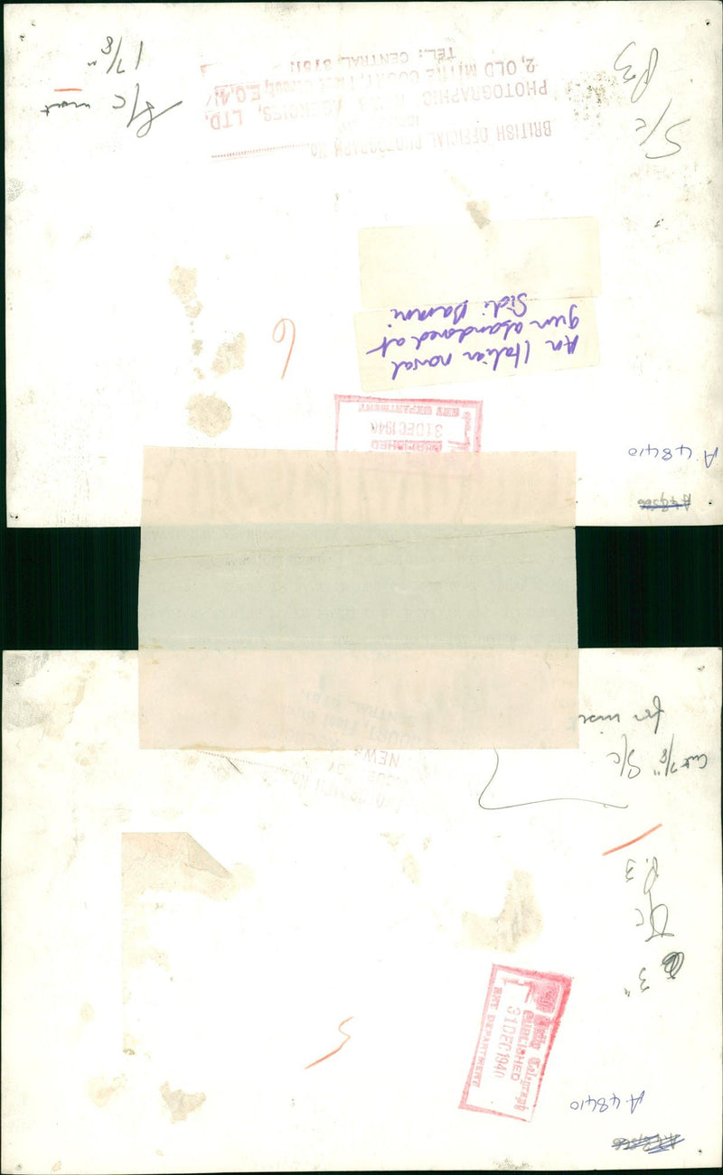 Large quantities of war material were abandoned by italians. - Vintage Photograph