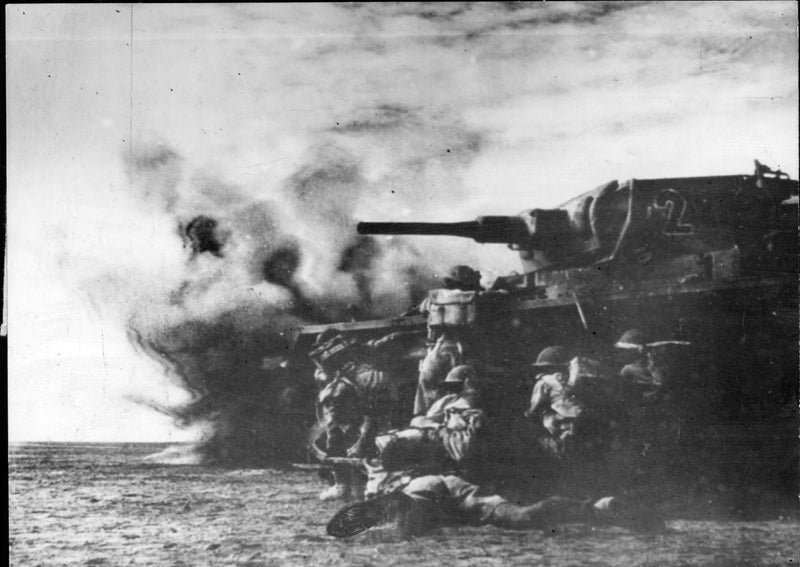 German War Africa. - Vintage Photograph