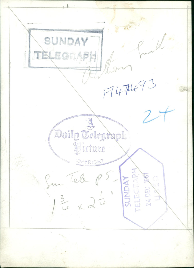 Anthony Smith Writer. - Vintage Photograph