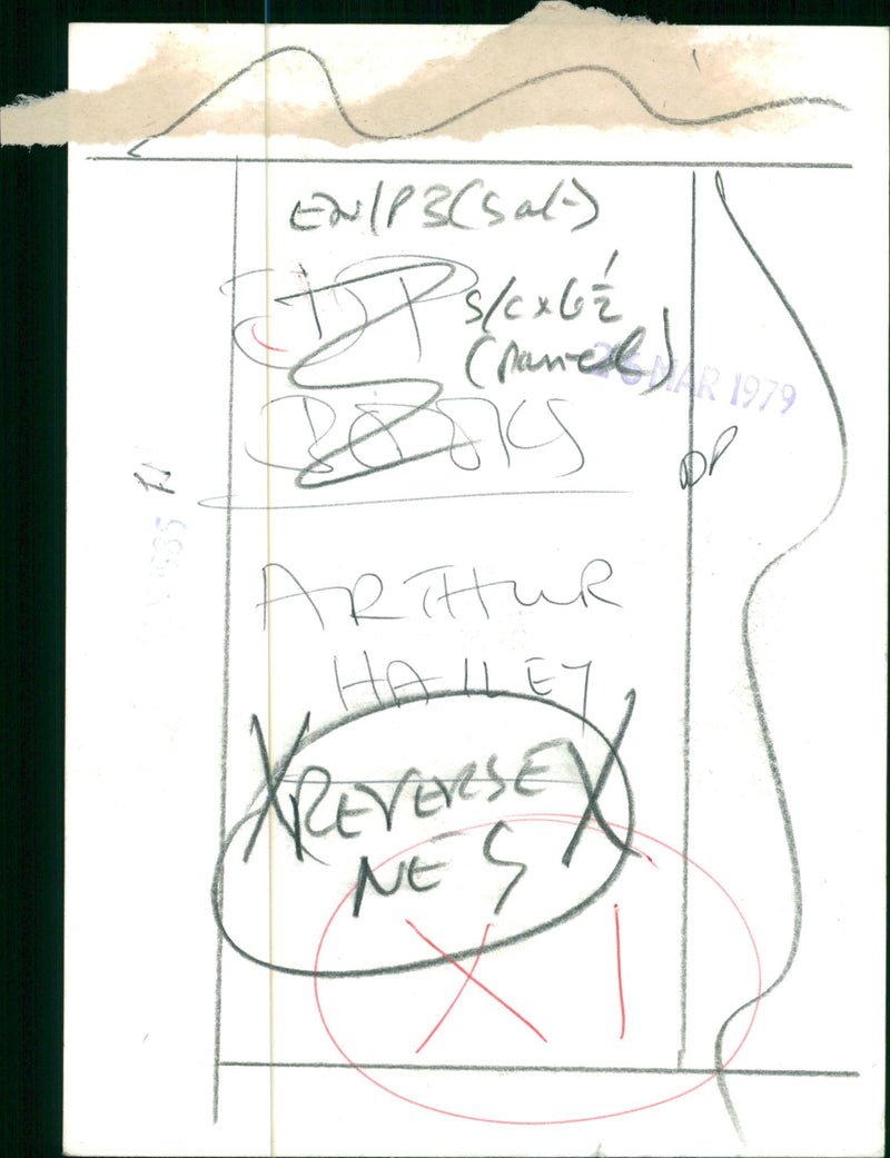 Arthur Hailey. - Vintage Photograph