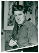 Brian Hinton Poet. - Vintage Photograph