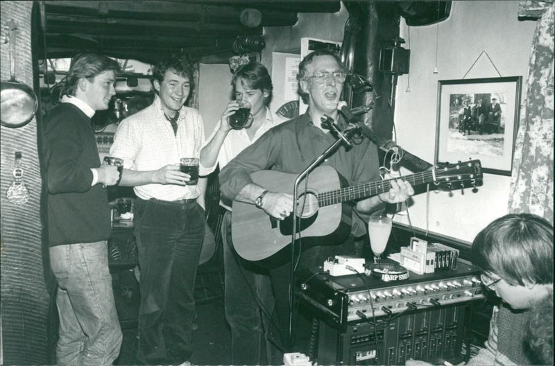 Brian Hinton Poet. - Vintage Photograph