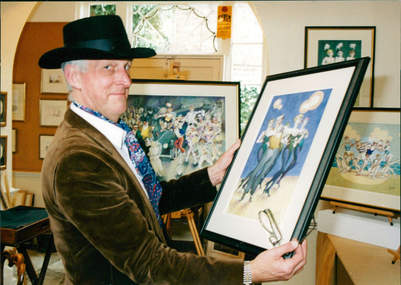 Brian Hinton Poet. - Vintage Photograph