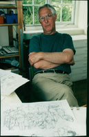 Brian Hinton Poet. - Vintage Photograph