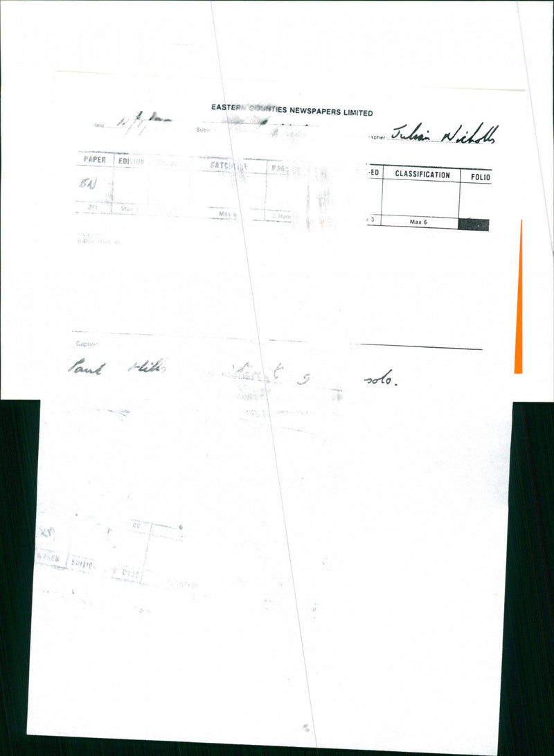 Paul Hill Musician - Vintage Photograph