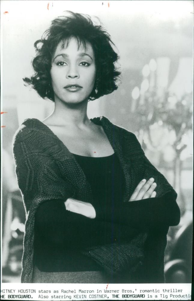 Whitney Houston American singer - Vintage Photograph