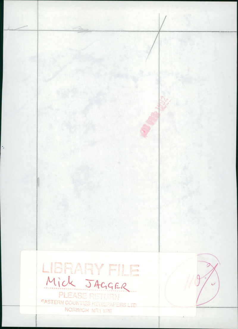 Jagger Mick Rockstar - Vintage Photograph