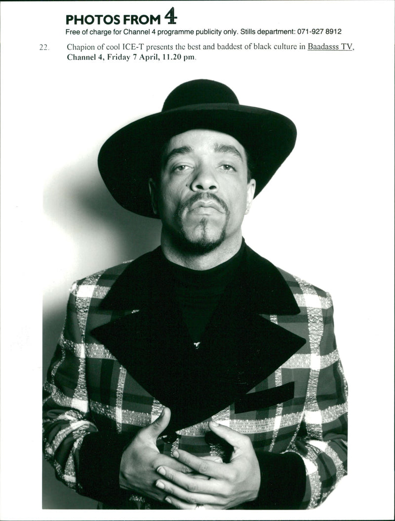 Ice-T American musician - Vintage Photograph