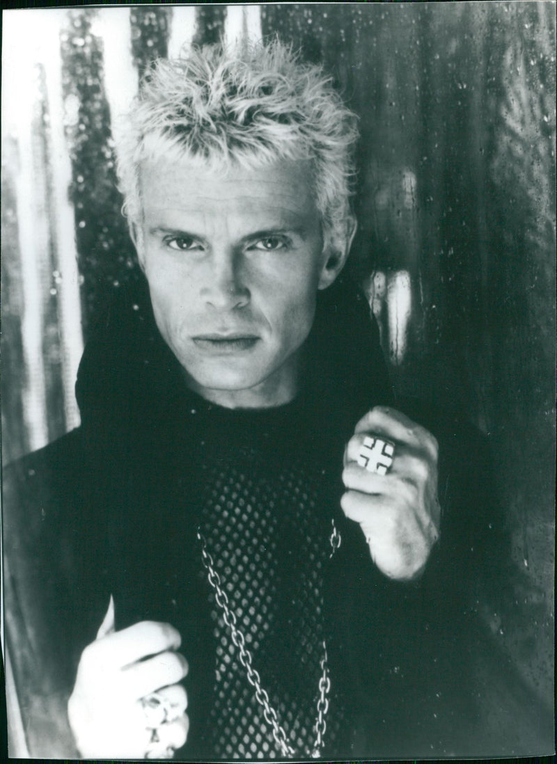 Billy Idol Musician. - Vintage Photograph