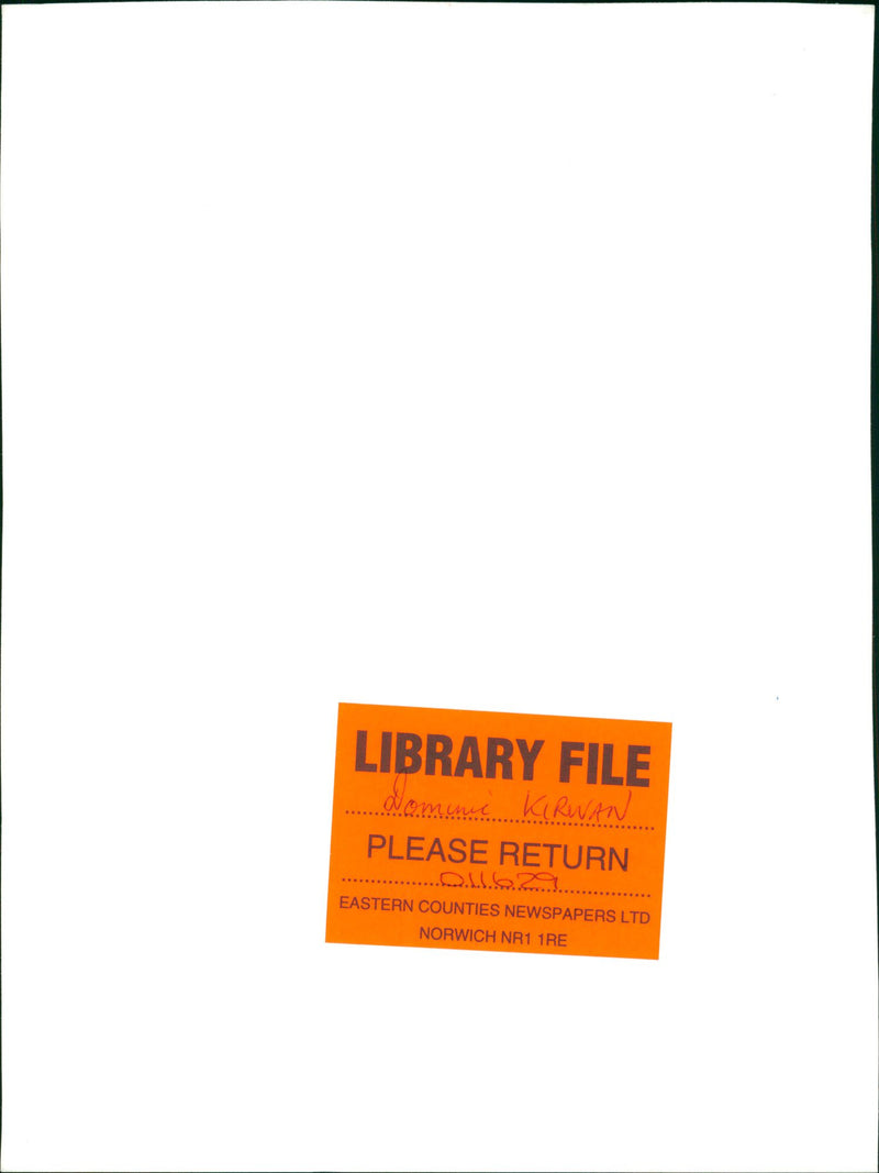 Dominic Kirwan Musical artist - Vintage Photograph