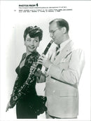 Musician Benny Goodman with Lynn Bari - Vintage Photograph