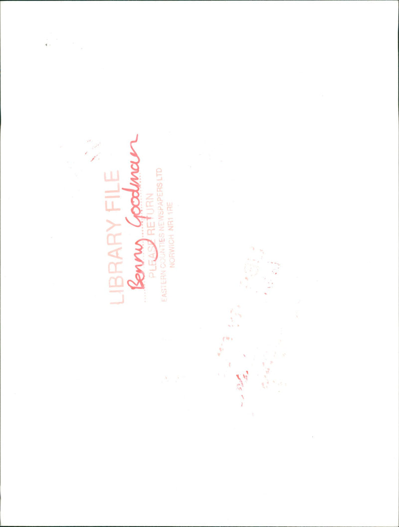 Musician Benny Goodman with Lynn Bari - Vintage Photograph