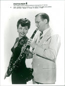Musician Benny Goodman with Lynn Bari - Vintage Photograph