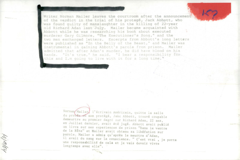 BEAST BECAME BUT COURTROOM ACQUAINTED OPEN BEAR PUBLISHED WRITER - Vintage Photograph