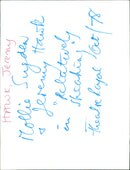 Jeremy Hawk Character actor. - Vintage Photograph