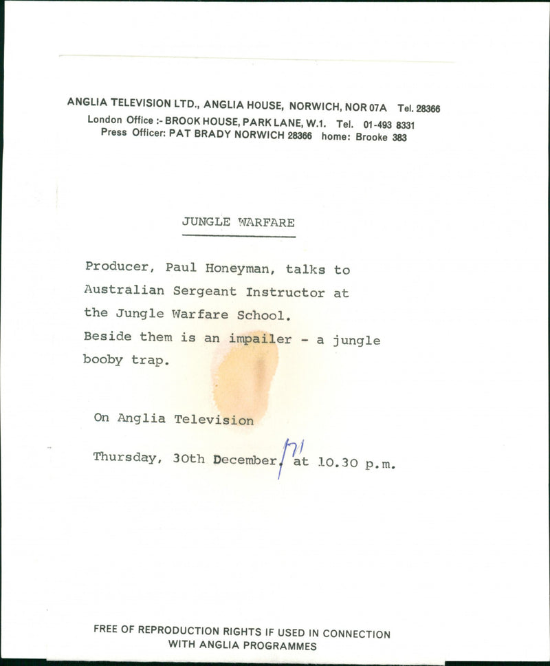 Jungle warfare - Vintage Photograph