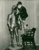 Armour Suit of the Duke & Young Terry Savage - Vintage Photograph