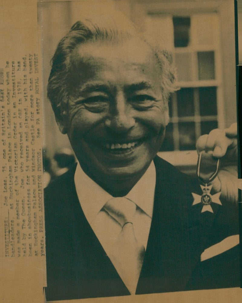 Joe Loss Musician - Vintage Photograph