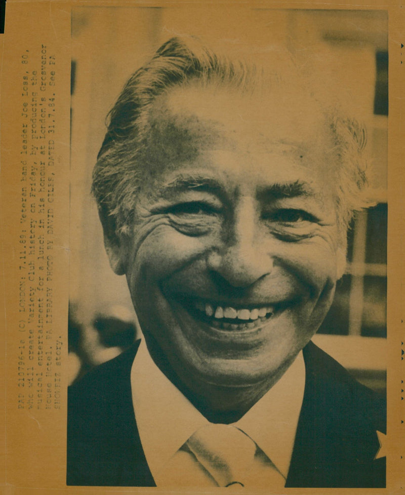 Joe Loss Musician - Vintage Photograph