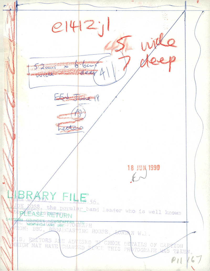 Joe Loss Musician - Vintage Photograph