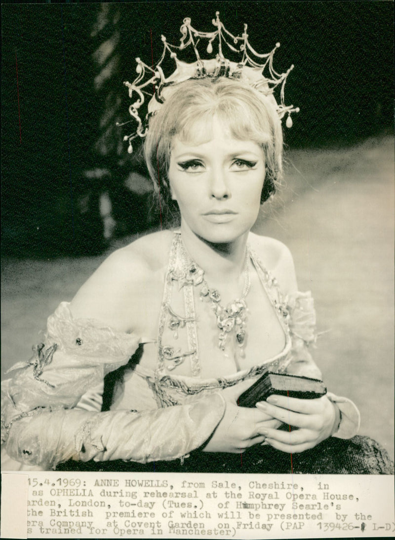 Anne Howells Musical artist. - Vintage Photograph