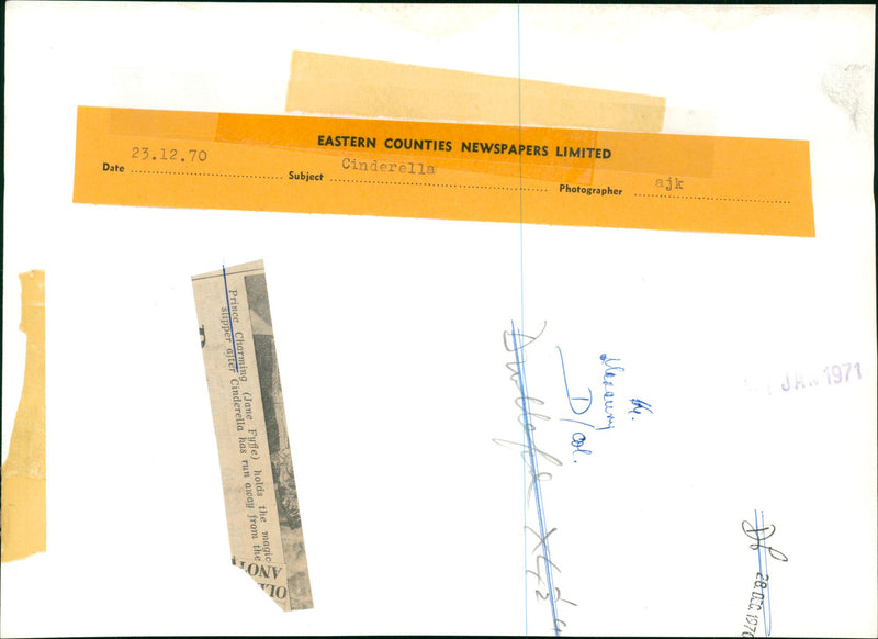 Jane Fyffe Musical artist. - Vintage Photograph