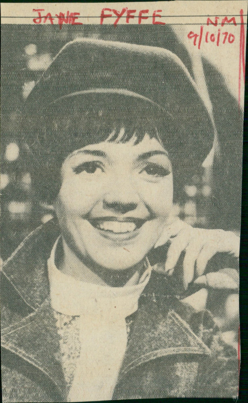 Jane Fyffe Musical artist. - Vintage Photograph